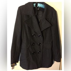 Dark Gray Pea Coat